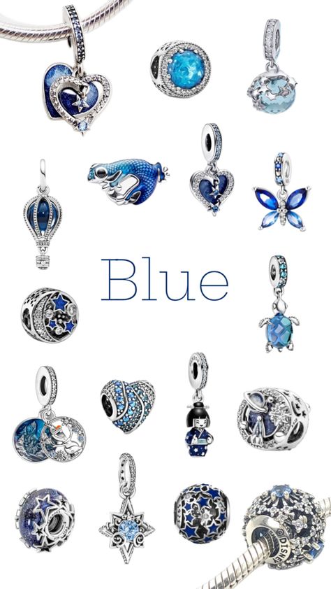 Pandora's Blue Charms Pandora Blue, Blue Charm, Christmas Wish, Christmas Wish List, Pandora Bracelet, Christmas Wishes, Christmas Wishlist, Pandora Charms, Wish List