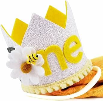 JeVenis Bee Hat First Bee Day Party Supplies Favors Fun To Bee One Fun To Bee One, Sweet To Bee One, First Birthday Decorations Girl, Bee Day Party, Bee Outfit, Happy Bee Day, 1st Bee Day, First Bee Day, Bee Hat