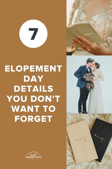 7 elopement day details you must not forget Elopement Special Touches, Elopement Must Haves, Elopement Gift Ideas, Elopement Jewelry, Elopement Rings, Elopement Gifts, Elopement Essentials, Elopement Accessories, Elopement Gift