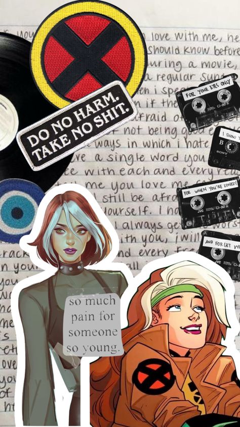 #rogue #xmen #marvel #comfortcharacters #autisticcharacters #badassbabes #southernbelle Rogue X Men Wallpaper, Xmen Laptop Wallpaper, Rogue Xmen Tattoo, Xmen Wallpaper Aesthetic, Rogue Wallpapers, Rogue Aesthetic Xmen, X Men Wallpaper Xmen, Xmen Wallpaper Iphone, Rogue Xmen Comic