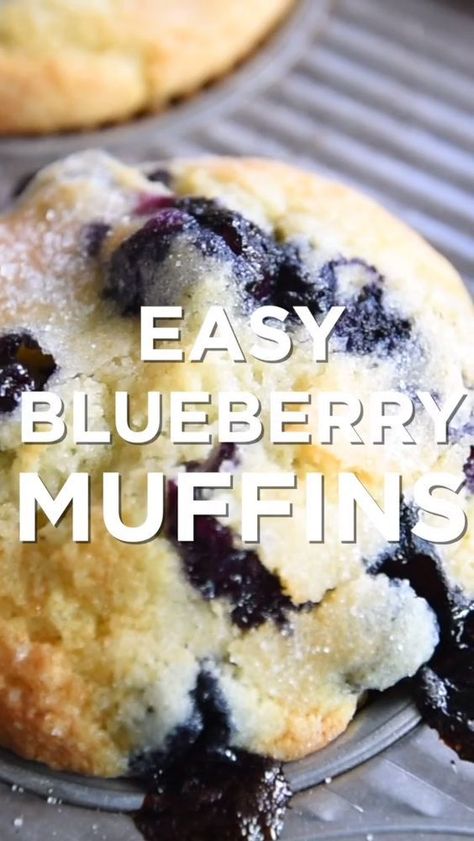 Recipe With Blueberries, Blueberry Muffin Recipe Easy, Blueberry Muffins Recipe, Easy Blueberry Muffins, Resepi Biskut, Resipi Kek, Best Blueberry Muffins, Streusel Muffins, Berry Muffins