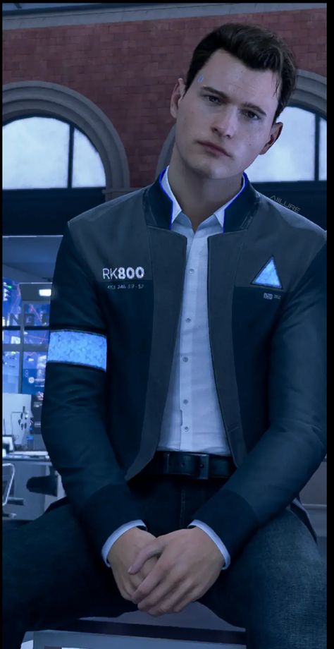 Kara Dbh Pfp, Detroit Become Human Background, Detroit Become Human Wallpaper Aesthetic, Conor Detroit Become Human, Game Pp, Detroit Become Human Connor Fanart, Conner Detroit Become Human, Hank Detroit Become Human, Detroit Become Human Wallpaper