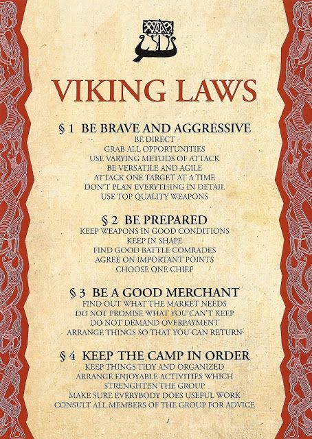 My Favorite #Postcards : #Viking Laws Viking Quotes, Viking Life, Norse Pagan, Viking Culture, Tablet Weaving, Viking History, Norse Vikings, Warrior Quotes, Norse Mythology