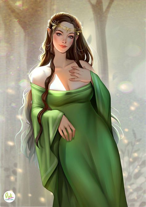 Arwen LOTR (The Lord of the Rings) Dnd Elves, Lotr Elves, Female Elf, Elf Art, Fantasy Races, Fantasy Rpg, Medieval Fantasy, Narnia, Character Portraits