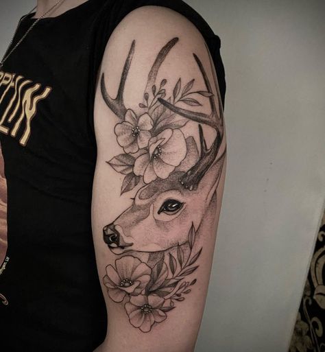 Deer Tattoo, Deer Tattoo Ideas, Black Deer Tattoo, Small Deer Tattoo, geometric deer tattoo, whitetail deer tattoo, tribal deer tattoo, traditional deer tattoo, simple deer tattoo, deer tattoo designs, deer tattoo for men, baby deer tattoo, realistic deer tattoo, deer tattoo men, deer tattoo sleeve, simple small deer tattoo, white tail deer tattoo, american flag deer tattoo, deer tattoo forearm, female deer tattoo, american traditional deer tattoo, buck deer tattoo, deer tattoo small Deer Tattoos For Women Half Sleeves, Deer Memorial Tattoo Grandpa, White Tail Deer Tattoo, Deer Tattoo For Men, Whitetail Deer Tattoo, Female Deer Tattoo, Simple Deer Tattoo, Small Deer Tattoo, Deer Tattoo Men