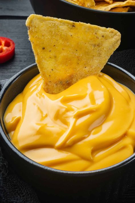 Quick and Easy Homemade Cheez Whiz - IzzyCooking Cheez Wiz Dip, Homemade Cheesewiz, Cheesewiz Recipe, Cheeze Wiz Recipes, Homemade Cheese Wiz, Recipes With Cheese Wiz, Homemade Cheese Whiz Recipe, Cheese Wiz Dip, Homemade Cheez Whiz