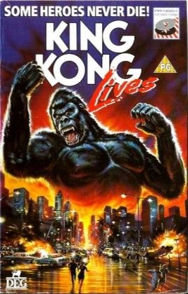 King Kong Lives (1986) King Kong 1933, Monster Verse, King Kong Art, King Kong Vs Godzilla, Kong Godzilla, Cool Monsters, Classic Monsters, Alternative Movie Posters, Twin Towers