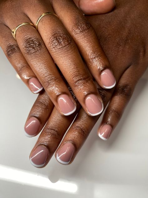 Nail Colors For Dark Skin, Toe Nail Ideas, Best Summer Nail Color, Natural Nails Manicure, Short Nail Manicure, Gel Nails French, Gel French Manicure, Toe Nail Color, Pink Manicure