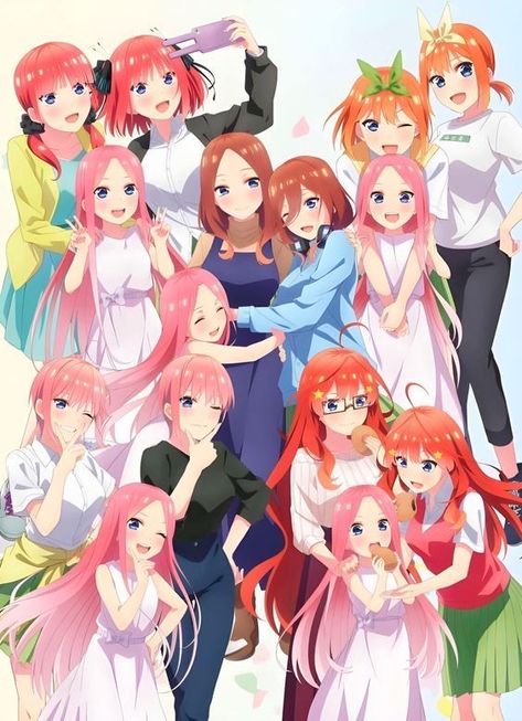 Quintessential Quintuplets, 5 Anime, Manga Anime One Piece, Dessin Adorable, Anime Kawaii, An Anime, Anime Comics, Otaku Anime, Cute Anime Character