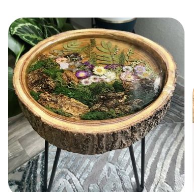 Unique Coffee Table Ideas, Dining Table Centerpiece Ideas, Dining Table Ideas, Table Centerpiece Ideas, Diy Resin Table, Rooms Interior, Resin And Wood Diy, Coffee Table Ideas, Deco Nature