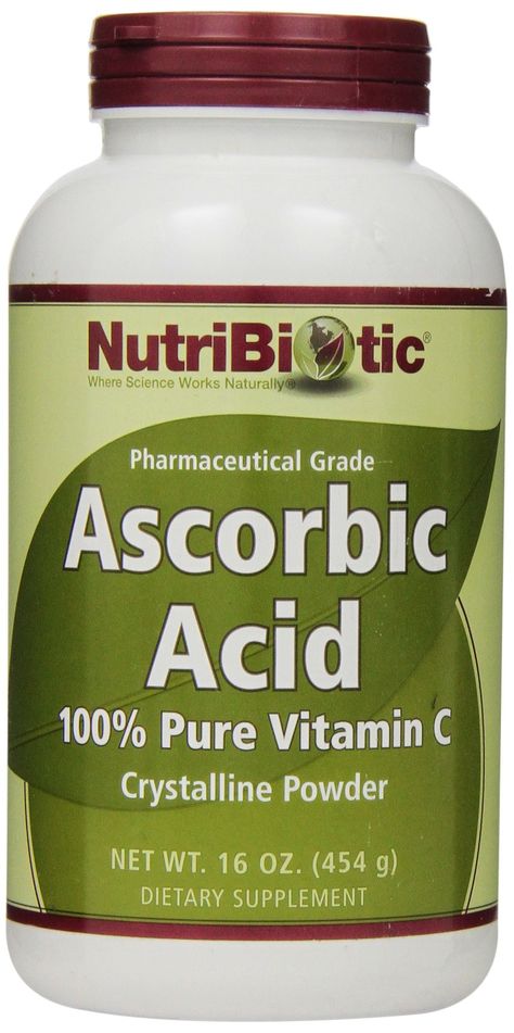 Nutribiotic Ascorbic Acid Powder, 16 Ounce Vitamin C Powder, Amino Acid Supplements, Vitamins For Energy, Vitamin C Benefits, Healthy Supplements, Collagen Supplements, Fat Burning Drinks, Immune Support, Ascorbic Acid