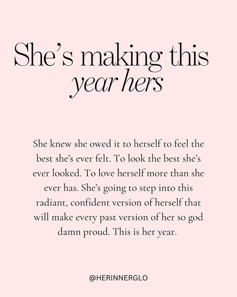 She made the decision awhile back. The decision to heal, grow & never look back. She’s evolving. She’s clear on her vision and knows her worth. She’s in her inner glow up era. I love that feeling when you know you’re stepping into a new era of yourself and it’s gonna be for the better✨🫶🏻 🔥GIRL- it’s time to put yourself FIRST & take the first step towards your glow-up era. Ready to glow from the inside out? ✅Click the 🔗in my bio or comment RESET to start your Summer Glow Reset and u... Glowing From The Inside Out Quotes, Break Up Glow Up Quotes, Grown Woman Era Quotes, In My Me Era, 2025 Quotes New Year, In My Era Quotes, Glowing Up, Me Era, Glow Up Quotes