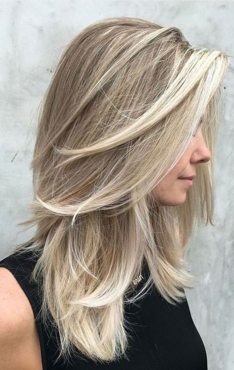 Medium-Length Hairstyles We’re Loving Right Now | Southern Living Bob Lung, Medium Layered Hair, Layered Hairstyles, Haircut Styles, Long Layered Hair, Haircuts For Long Hair, Long Hair Cuts, Medium Length Hair Cuts, Layered Haircuts