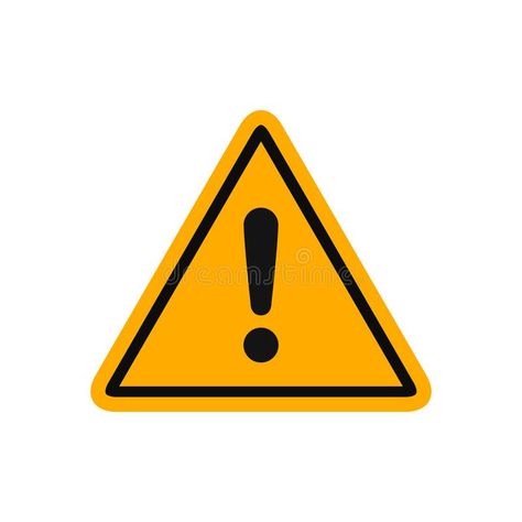 Warning, precaution, attention, alert icon, exclamation mark in triangle shape a #Sponsored , #paid, #PAID, #attention, #Warning, #triangle, #alert Warning Logo, Alert Logo, Alert Icon, Bond Paper Design, Exclamation Mark, Bond Paper, Triangle Shape, Vector Stock, Design Branding