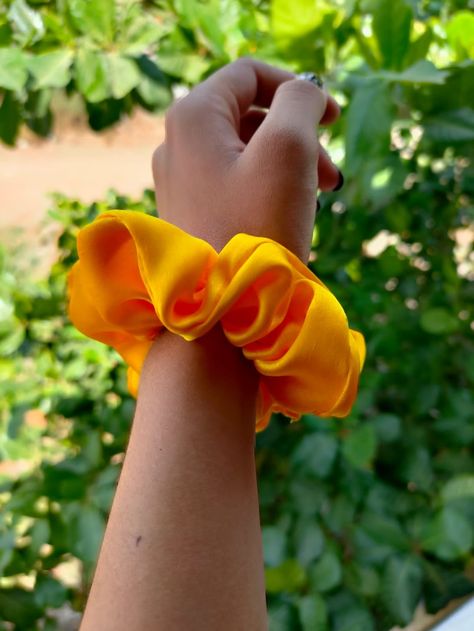 Instagram account:- scrunch__me #scrunchies#smallbusiness#yellow Yellow Scrunchies Aesthetic, Yellow Scrunchie, Scrunchies Aesthetic, Sarah Adams, Yellow Satin, Book Aesthetics, Scrunchies, Instagram Account, Satin