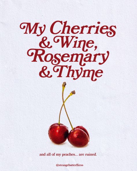 Cherry Poster Lana Del Rey, Cherry By Lana Del Rey, Lana Core Aesthetic Wallpaper, Lana Del Rey Life Imitates Art, Cherry Tattoo Lana Del Rey, Cherries Lana Del Rey, Lana Inspired Wallpaper, My Cherries And Wine Lana, Vintage Cherry Wallpaper