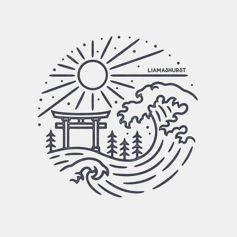 Excited to be working on some Japanese inspired designs for a client while planning another trip later this year! 🎌 #graphicdesign #design #art #artwork #drawing #handdrawn #illustration #blackworknow #blackwork #slowroastedco #tattoo Japan Embroidery, Handpoke Tattoo, Pen Art, Japanese Design, Doodle Drawings, 로고 디자인, Simple Art, Back Tattoo, Art Sketchbook