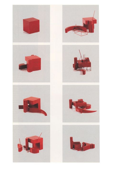 Architectural Models my father Jon Olsen did for Bernard Tschumi's Parc De La Villette in Paris Bernard Tschumi, Architect Jobs, Conceptual Model Architecture, Cooper Union, Deconstructivism, Concept Models Architecture, Arch Model, Architectural Models, Concept Diagram