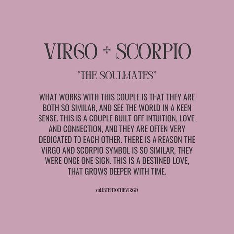 Virgo Love Compatibility + What Works 💞 #Listentothevirgo Leo X Virgo Relationship, Zodiac Signs Compatibility Relationships, Virgo And Scorpio Relationship, Virgo Scorpio Compatibility, Scorpio And Virgo, Aesthetic Nails Ideas, Virgo Love Compatibility, Virgo Men In Love, My Vibe Aesthetic