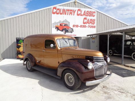 1941 Chevrolet Panel truck for sale - Staunton, IL | OldCarOnline.com Classifieds Silverado Hd, Step Van, Panel Truck, Ford Pickup Trucks, Ford Pickup, Trucks For Sale, Classic Cars Vintage, Vintage Trucks, Classic Cars Trucks