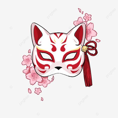 Japanese Fox Mask, Fox Party, Japanese Fox, Kitsune Mask, Mask Drawing, Japanese Mask, Fox Mask, Nine Tailed Fox, Japanese Drawings