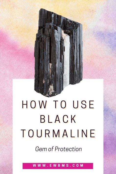 Curious about Black Tourmaline? | Learn all about Black Tourmaline’s Magic | Crystal Shop | Learn all about Black Tourmaline’s crystal meaning, crystal healing properties, its crystal history and crystal benefits. Also explore how to use Black Tourmaline, the crystal for protection in your life. Shop our premium crystals, gemstones and roller bottle tools now at EWBMS.com. Black Tourmaline Benefits, Black Tourmaline Meaning, Crystal For Protection, Tourmaline Meaning, Crystal Benefits, Magic Crystal, Black Tourmaline Stone, Red Tourmaline, Bridge Pose