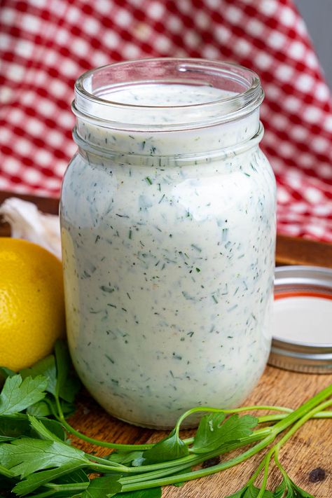 Dill Dip Recipe, Dressing Closet, Yogurt Dill Sauce, Dill Sauce For Salmon, Classic Cobb Salad, Dill Pickle Dip, Cucumber Dill Salad, Lemon Dill Sauce, Closet Cooking