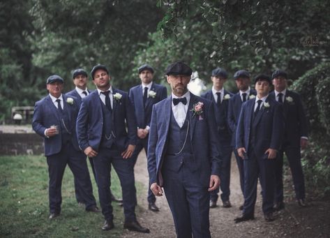 John Married Abbi on Saturday - By Order of The Peaky Blinders 😃 #peakyblinders #peakyblinderswedding #shendishmanorwedding #shendishmanorweddingphotography #hertsweddingphotographer #hertfordshireweddingphotographer #groomsmen #groom #groomsmenstyle #shendishmanorweddingphotographer Groomsmen Peaky Blinders, Peaky Blinder Wedding Suit, Groom And Groomsmen Suits, Peaky Blinders Suit, Fall Forest, 2025 Wedding, Custom Caps, Wedding Pets, Wedding 2025