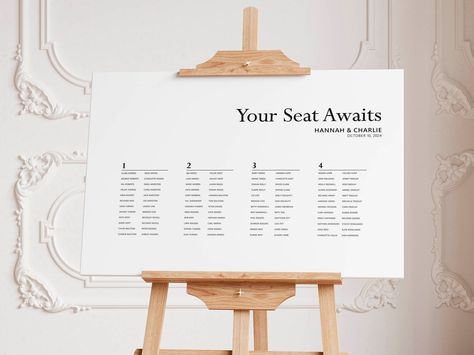 Modern Wedding Table, Seating Chart Sign, Getting Married Abroad, Hanging Table, Wedding Table Plan, Seating Plan Wedding, Creative Stationery, Table Plan, Wedding Table Decor