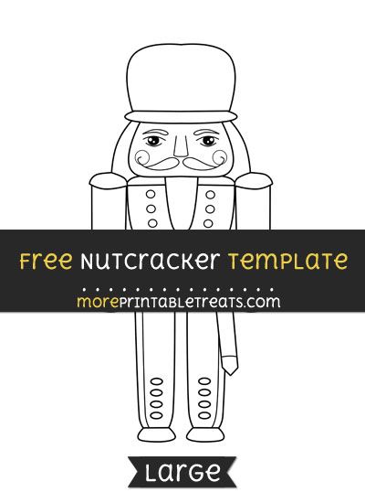 Free Nutcracker Face Template, Simple Nutcracker Drawing, Free Nutcracker Printable, Nutcracker Template Free Printable, Nutcracker Pattern Free, Nutcracker Stencil, Nutcracker Template, Nutcracker Face Template, Large Nutcracker