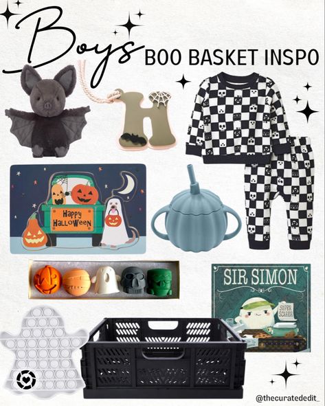 Toddler boys Halloween Boo Basket Gift Inspo 👻 #boobasket #halloween #boyboobaslet #halloweeninspo #halloweenideas #giftideas #boygifts #toddlerboy #amazon Toddler Boy Boo Basket, Boo Basket Ideas Toddler Boy, Boo Basket For Baby Boy, Boo Basket Ideas Kids Boys, Boo Baskets For Toddlers, Boo Basket For One Year Old, Boo Basket For Toddler Boy, Boy Boo Basket Ideas, Baby Boo Basket Ideas