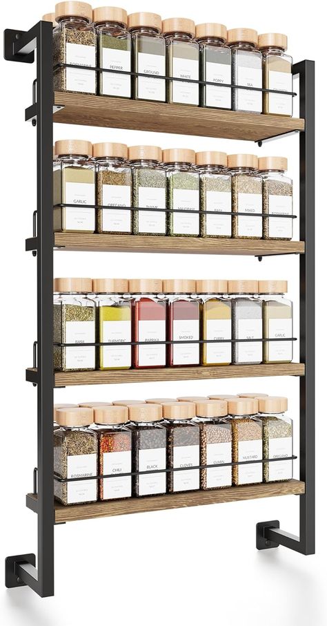 Cabinet Door Spice Rack, Door Mounted Spice Rack, Door Spice Rack, Seasoning Organizer, Shelf For Wall, Wall Spice Rack, Kitchen Organizer Rack, Wall Mounted Spice Rack, Spice Holder