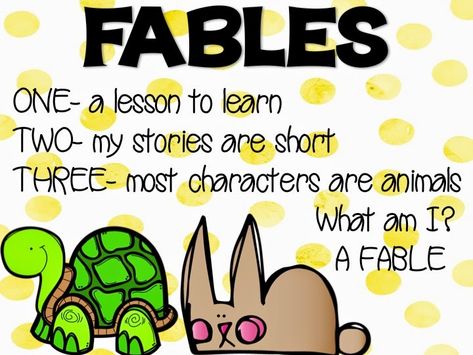 Fables Anchor Chart, Teaching Fables, Fables Activities, Trickster Tales, Amy Lemons, Folk Stories, 2nd Grade Ela, Aesops Fables, Story Structure