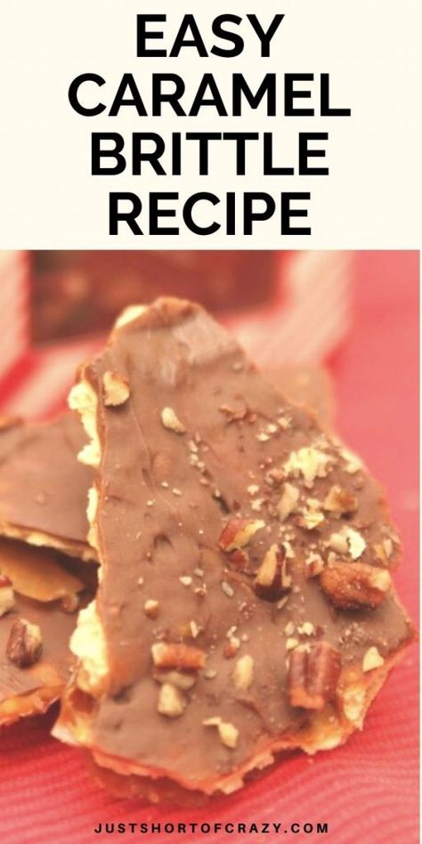 Caramel Brittle Recipes, Brittle Candy Recipes, Cracker Brittle, Caramel Brittle, Caramel Bark, Turtles Candy, Peanut Brittle Recipe, Salted Caramel Popcorn, Easy Caramel