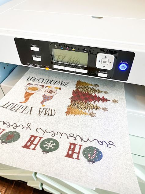 Sublimation Ideas Projects Inspiration, Silhouette School, Silhouette Cameo Tutorials, White Toner, Sublimation Ideas, Sublimation Projects, Cricut Designs, Sublime Shirt, Printed Pages