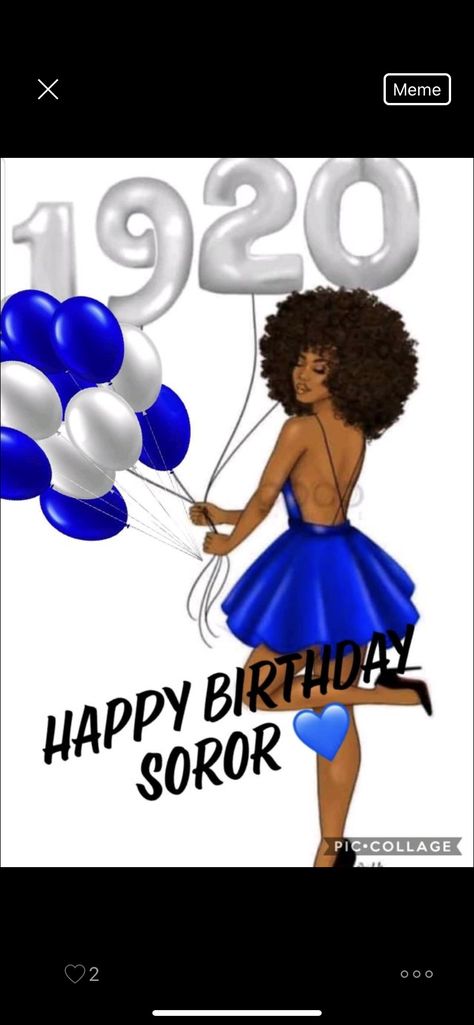 Zeta Phi Beta Birthday Wishes, Zeta Birthday, African American Birthday Cards, Zeta Amicae, Sorority Themes, Happy Birthday Wishes Photos, Sisterly Love, Founders Day, All Things Blue