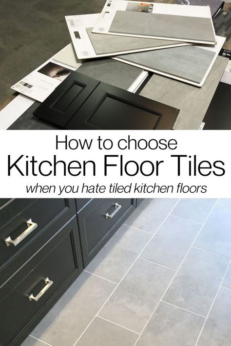 Are you a fan of hardwood floors in the kitchen? Me too. So when I was forced to choose tiles for our kitchen floor, it turned into a serious dilemna. I break down how to choose tiles that you will love for your kitchen renovation, even if you're not a fan of tiled kitchen floors. Kitchen Floor Tiles, Tiled Kitchen, Best Flooring For Kitchen, Kitchen Floors, Beautiful Kitchen Designs, Flooring Trends, Attic Bedroom, Kitchen Floor Tile, Built In Cabinets