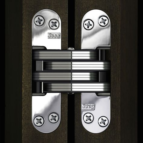 Home | SOSS Door Hardware Soss Hinges, Hidden Door Hinges, Invisible Hinges, Invisible Doors, Secret Door, Concealed Hinges, Hidden Door, Secret Rooms, Sliding Barn Door Hardware