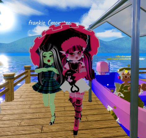 Me and my friends royale high sunset island outfit idea! (Works for themes, mythological creatures, out of the toy box, and Anime/cartoon) Defitine Win almost every time! Royale High Theme Outfits, Royale High Themes, Royale High Pjs Outfit, Out Of The Toy Box Outfit, Royale High Monster High Outfits, Royale High Character, Royal High Monster High, Cartoon Royale High, Sweet Like Candy Royale High Outfits