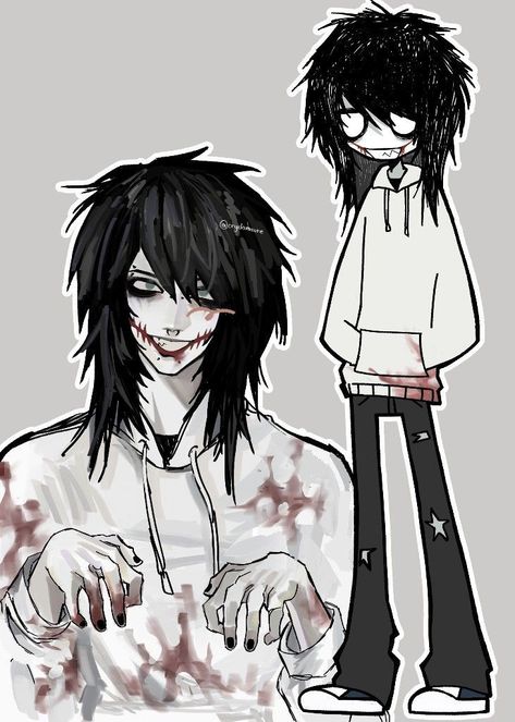 Jeff The Killer Art, Jeff The Killer Fanart, Creppy Pasta, Scene Emo Art, Creepypasta Art, Social Media Tiktok, Creepypasta Fanart, All Creepypasta Characters, Creepypasta Funny