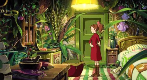 Aesthetic Amine, Arrietty Room, Ghibli Poster, The Secret World Of Arrietty, 하울의 움직이는 성, Secret World Of Arrietty, Ghibli Artwork, The Secret World, Studio Ghibli Movies