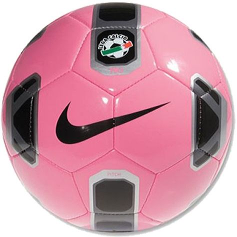 Pink official soccer ball by nike Hello Kitty Soccer Ball, Soccer Ball Aesthetic, Pink Soccer Ball, Nike Ball, Nike Soccer Ball, Best Soccer Cleats, Cute Outfits With Shorts, Pink Football, Girls Football