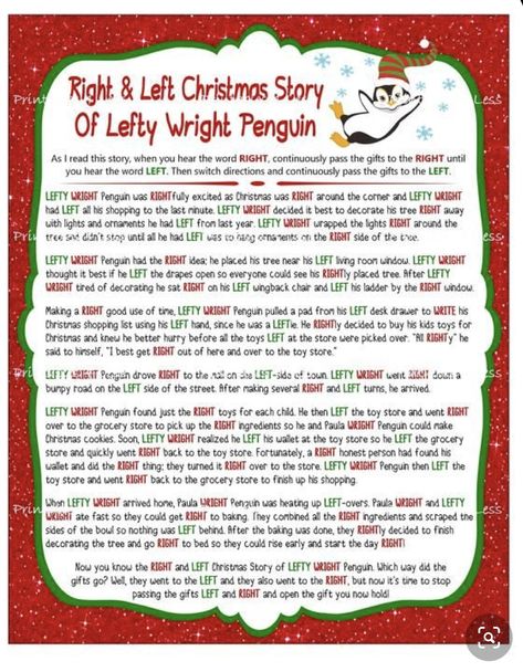 Gift Exchange Story, Christmas Playroom, Tea Games, Left Right Christmas Game, Relay Games, Gift Games, Christmas Gift Exchange Games, Christmas Gift Games, Gift Exchange Games