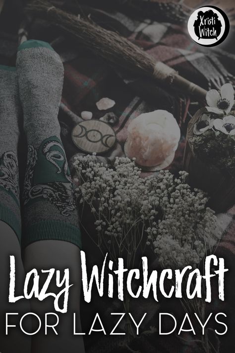 Lazy Witchcraft for Lazy Days Lazy Witchcraft, Lazy Witch, Grounding Meditation, Divination Methods, Learning Tarot Cards, Witchcraft Books, Oh My Goddess, Eclectic Witch, Too Tired