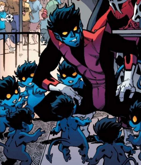 Nightcrawler Art, Nightcrawler Marvel, Nightcrawler Comic, Nightcrawler Xmen, Eurythmics Sweet Dreams, Deadpool Y Spiderman, Gambit X Men, X Men Funny, Xman Marvel