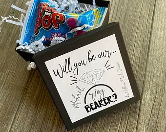 Ring Pop Proposal, Ring Bearer Proposal Box, Ring Bearer Ring Security, Ring Security Ring Bearer, Groomsman Proposal Box, Ring Bearer Proposal, Gothic Wedding Rings, Ring Bearer Flower Girl, Ring Security