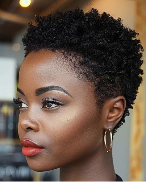 Short 4c Haircut, 4c Short Haircut, Brown Twa, Tapered Fade, Tapered Natural Hair Cut, Natural Hair Twa, Short Afro Hairstyles, Short Natural Haircuts, Short Shaved Hairstyles