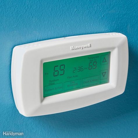 Check the Thermostat Moving Wall, Home Maintenance Tips, Furnace Maintenance, Ceiling Fan Installation, Moving Walls, Glossy Paint, Load Bearing Wall, Cool Room, Cold Room