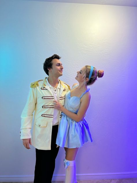 #cinderella #halloween #couplehalloweencostumes #halloweendecoration #halloweencostumeideas #princess Cinderella Couple Costume, Cinderella And Prince, Couples Halloween Costume, Couple Costume, Couple Costumes, Cinderella Costume, Spooky Szn, Couples Halloween, Couple Halloween