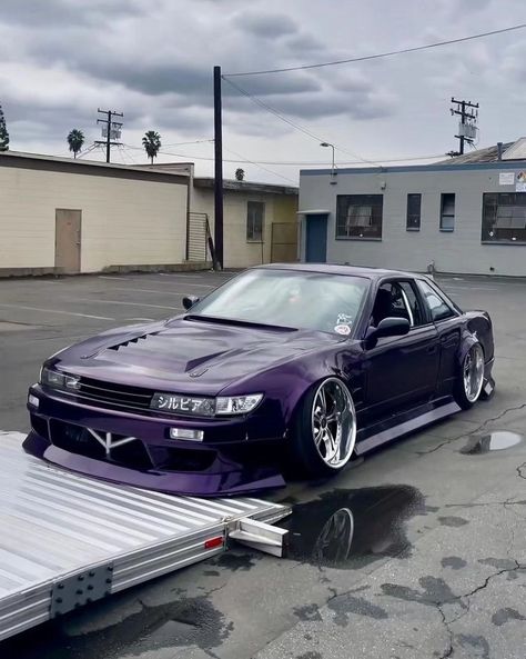 Modified Jdm Cars, 1990 Cars, Nissan 240sx S13, Jdm Stance, Silvia S13, Slammed Cars, Stanced Cars, Japanese Sports Cars, Stance Cars